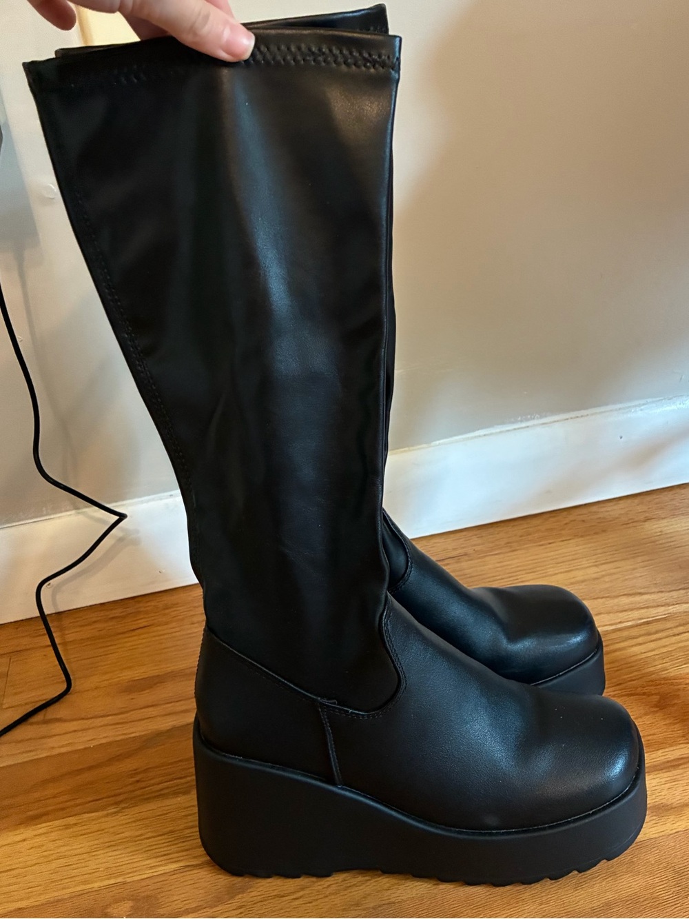 Black Platform Boots